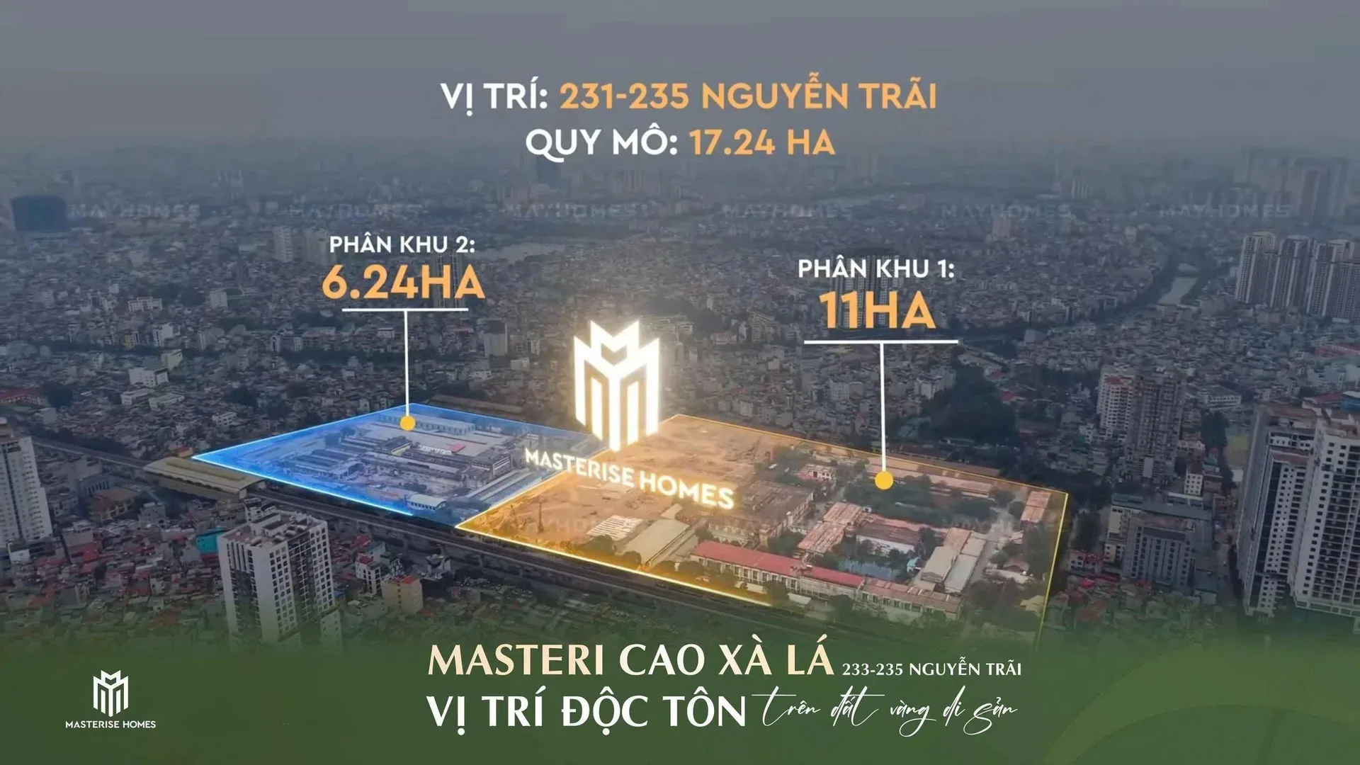Lợi thế vị trí dự án Hanoi Seasons Garden tại 233 Nguyễn Trãi
