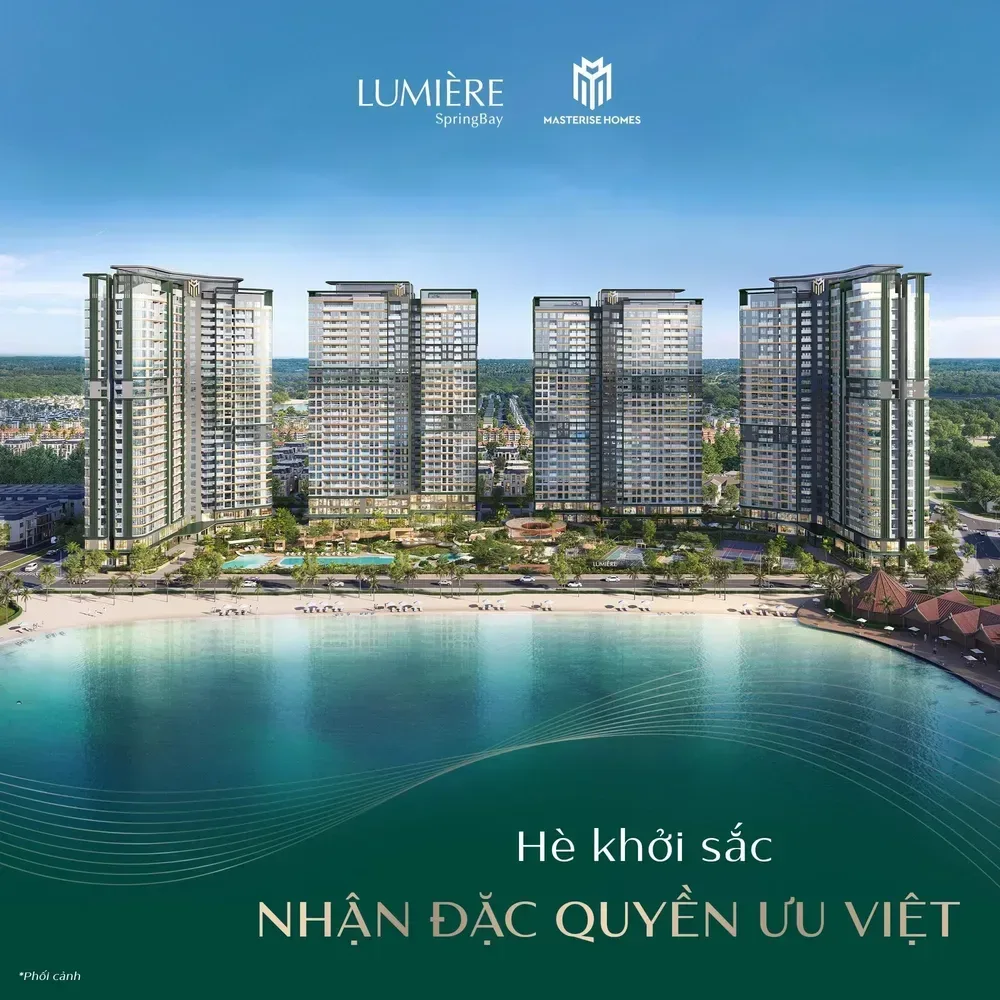 Phân khu căn hộ cao cấp Lumiere Spring Bay tại Ocean Park 2