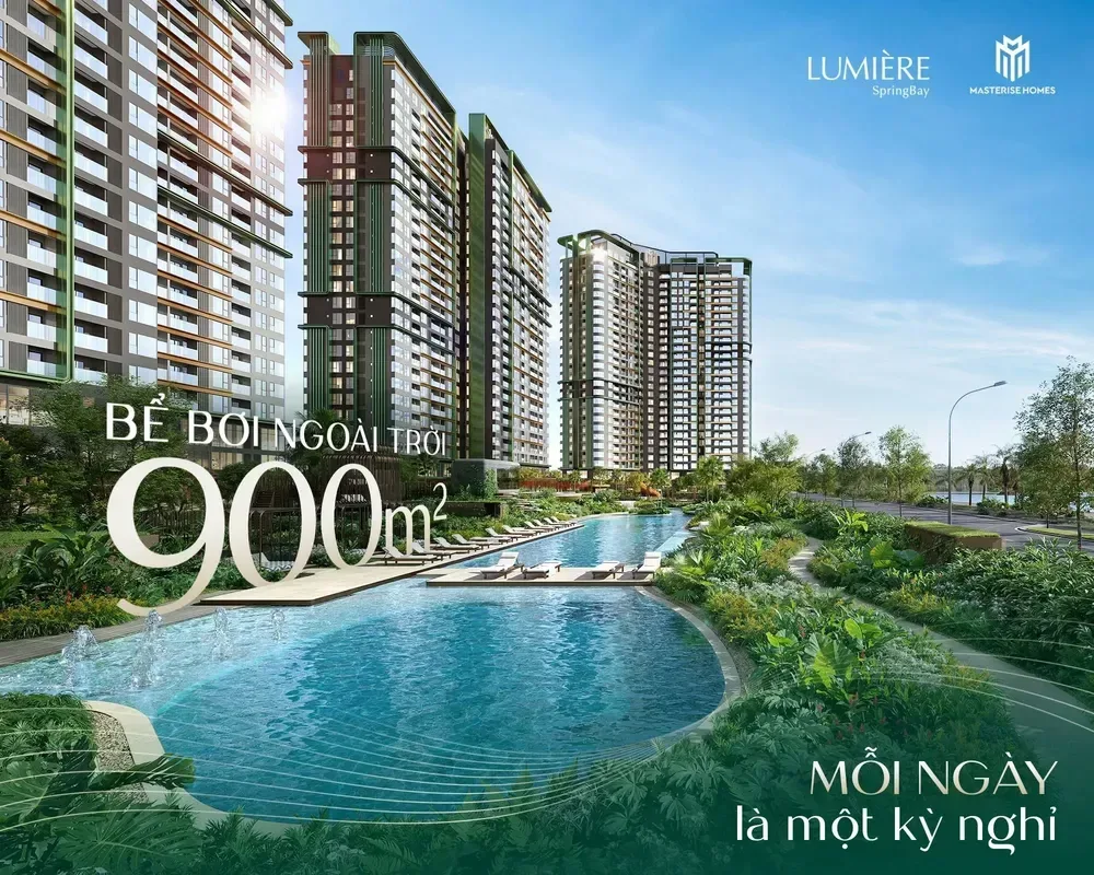 Hệ tiện ích chuẩn quốc tế tại phân khu Lumiere Spring Bay