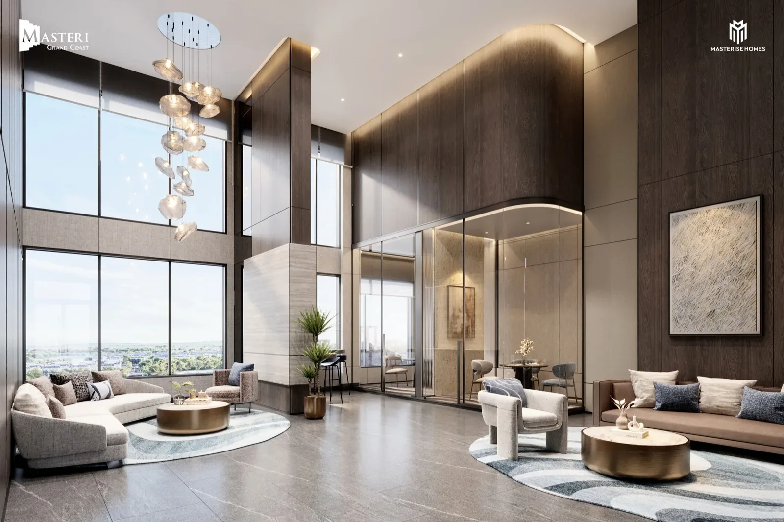 Business Lounge tại Masteri Grand Coast Ocean City