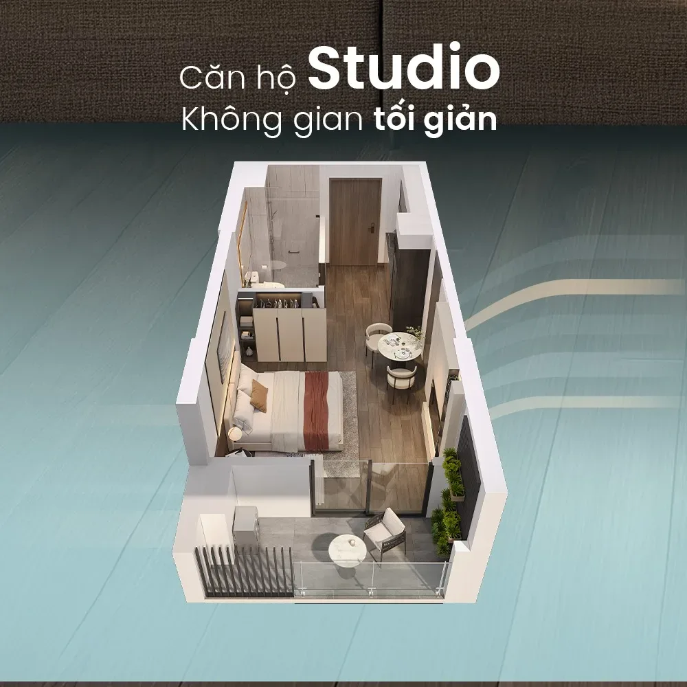 Căn hộ Studio Masteri Grand Coast