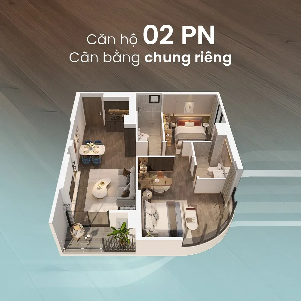 Nên mua căn Studio 1PN hay 2PN tại Masteri Grand Coast