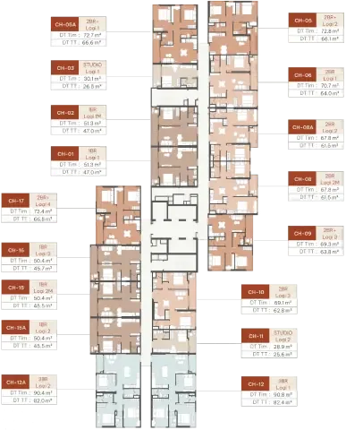 TỔNG MẶT BẰNG