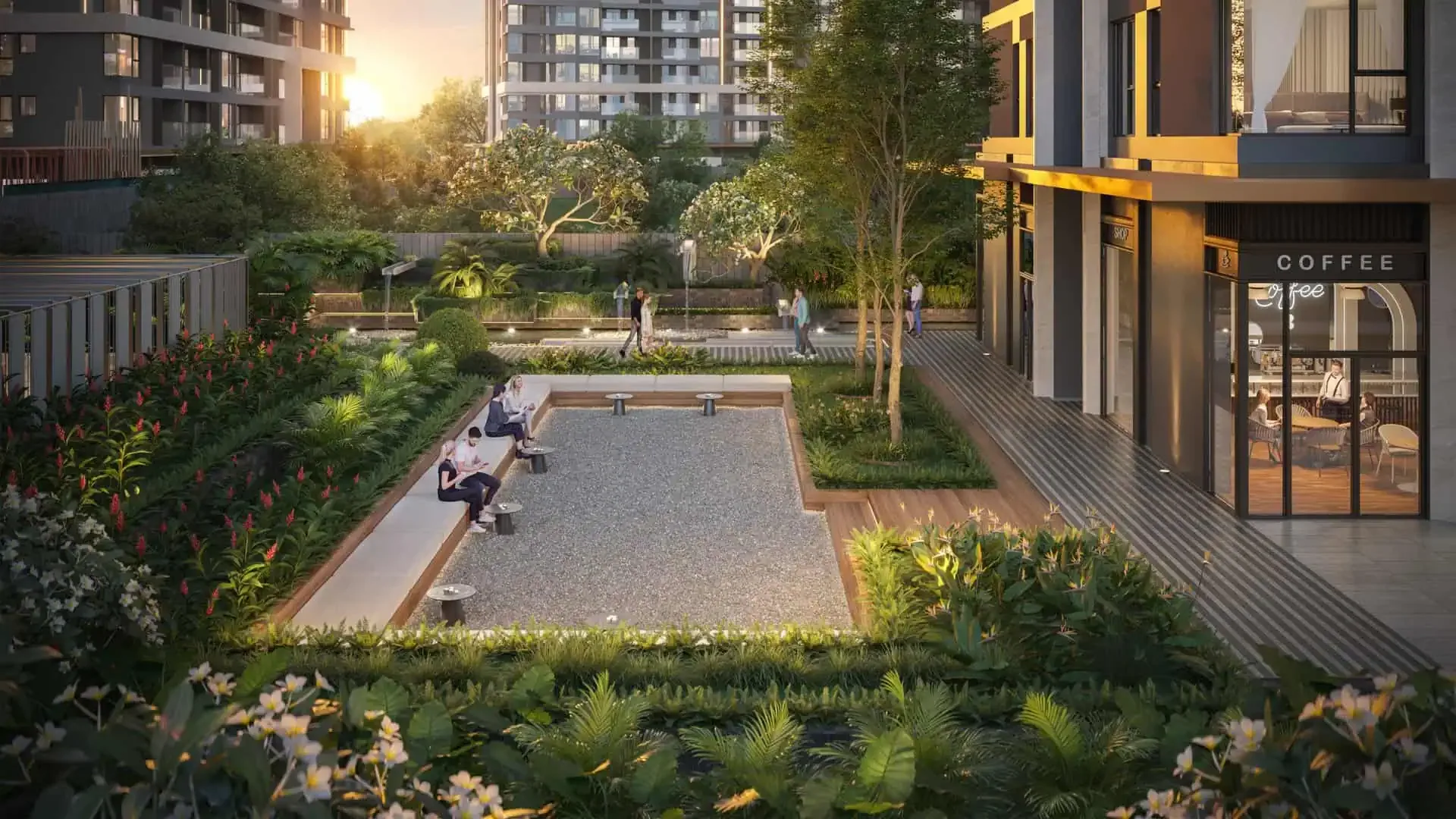 Sảnh đón tiếp 5 sao Masteri Lakeside