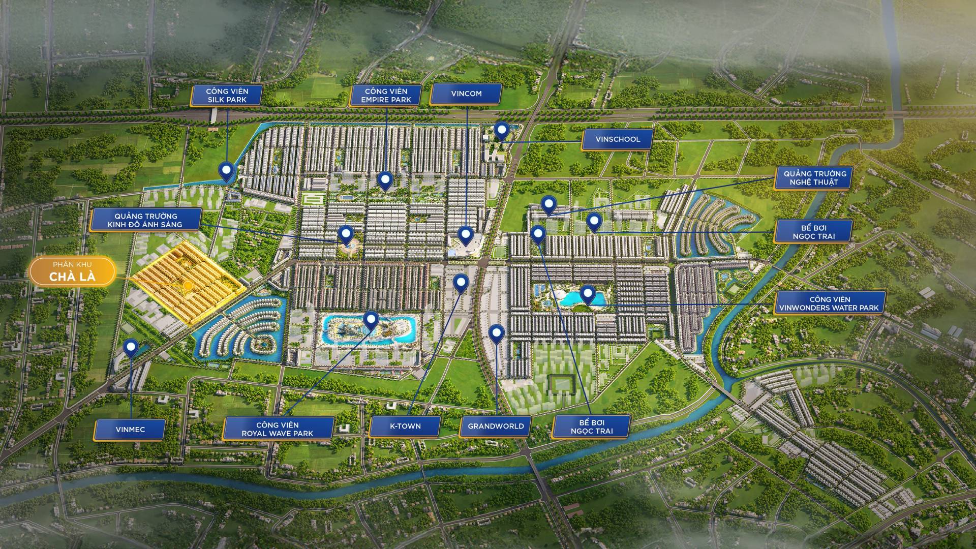 Mặt bằng phân khu Vinhomes Ocean Park 2