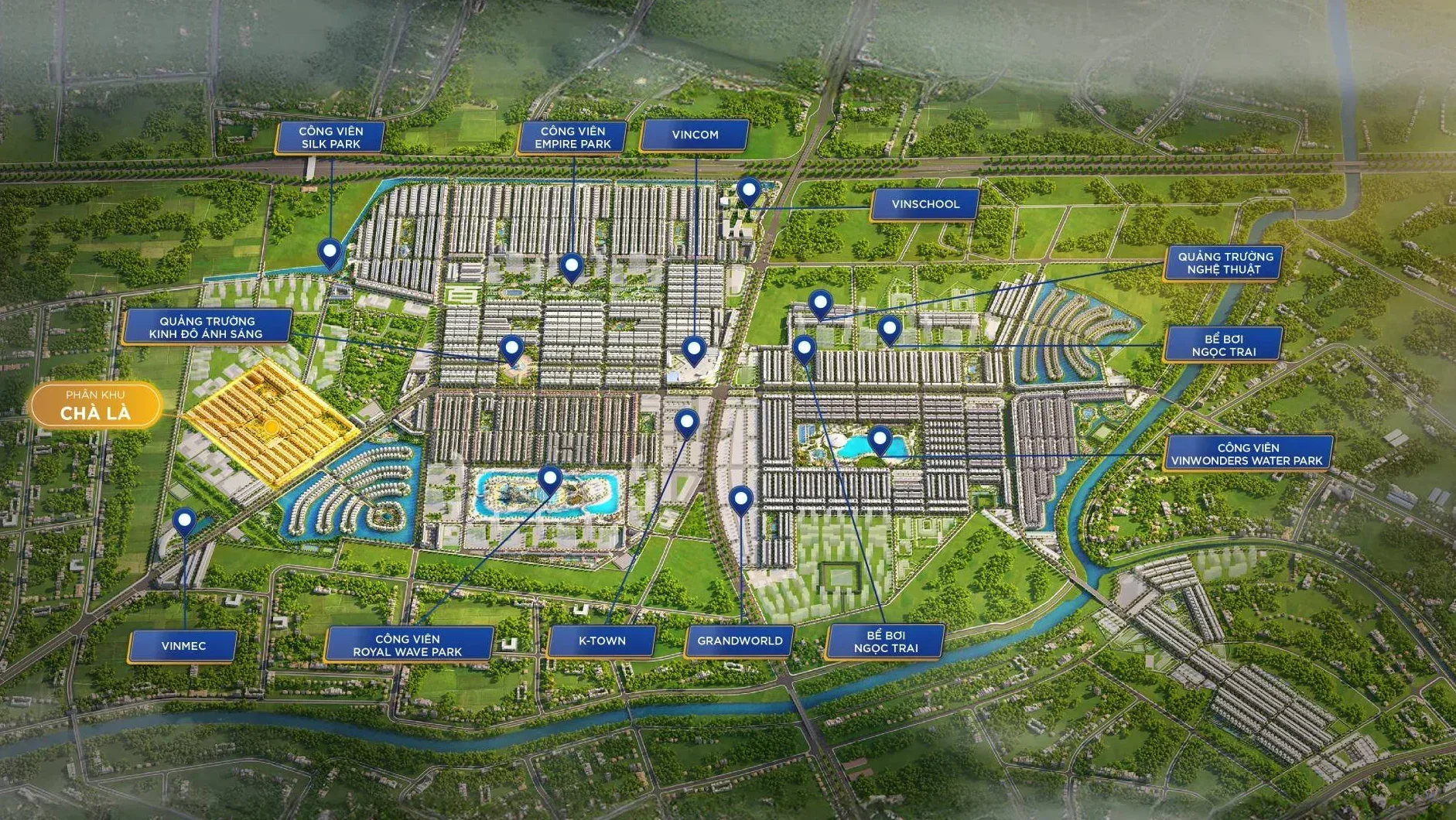 Mặt bằng phân khu Vinhomes Ocean Park 2